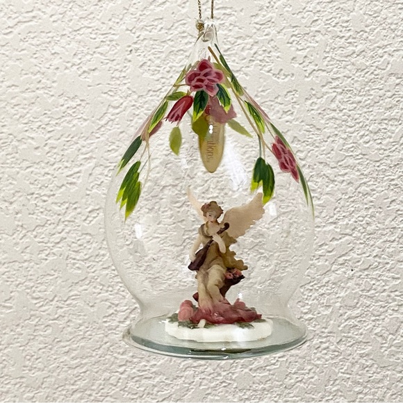 Vintage Celebrations Handpainted Blown Glass Angel Collectible Ornament - Picture 2 of 15